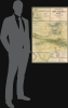 1903 Philip Bird's-Eye View Map of Natal During the Second Boer War