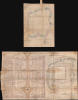1870 Rosa Manuscript Plat Maps of Ward's Island, New York City