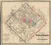 Topographical Map of the Original District of Columbia and Environs: Showing the Fortifications around the City of Washington. - Main View Thumbnail
