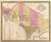 1854 Mitchell Map of Washington D.C.