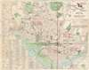1896 Christian Endeavor City Plan or Map of Washington, D.C.