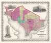 1855 Colton Plan or Map of Washington D.C.