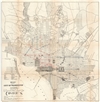 1891 Norris Peters Map of Washington D.C. showing Electrical Lights.
