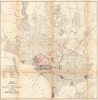 1891 Norris Peters Map of Washington D.C. Telegraph Lines