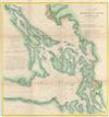 1866 U.S. Coast Survey Map of Washington Sound, Washington