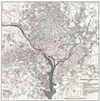 1959 U.S. Civil Defense Evacuation Map of Washington, D.C.
