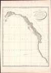 1799 Vancouver Map of the West Coast of North America - California, Vancouver, Alaska