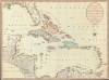 1798 Bowles and Carver Map of the West Indies and Florida