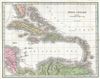 1835 Bradford Map of West Indies
