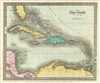 1834 Burr Map of the West Indies