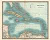 1831 Dower / Teesdale Map of the Caribbean, West Indies