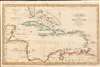 1799 Edwards Map of the West Indies