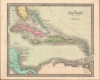 1849 Greenleaf Map of the West Indies