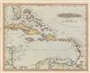 1823 Lucas Map of West Indies