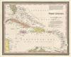 1850 Mitchell Map of the West Indies
