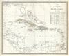 1835 S.D.U.K. Map of the West Indies and Caribbean