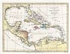 1792 Wilkinson Map of the West Indies and Caribbean