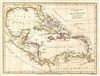 1794 Wilkinson Map of the West Indies and Caribbean