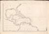 1838 Dir. Hidrografia Nautical Chart / Map of West Indies / Caribbean / Florida