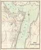 1844 Colton Map of West Point, New York