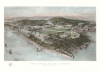 1908 Richard Rummell Bird's-Eye View of West Point Military Academy, New York