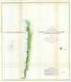 1851 U.S. Coast Survey Map or Chart of the Coast of Washington and Oregon