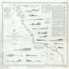 1887 U.S. Coast Survey Map or Chart of the California Coastline (San Francisco to San Diego)