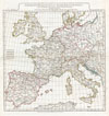 1794 Anville Map of Europe in late Roman times