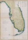1853 U.S.C.S. Map or Chart of Florida
