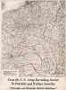 1920 Army Recruiting Service Map of the Western Front