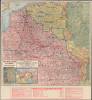 1918 Kenyon Map of Northern France / Western Front World War I