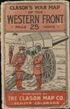 Clason's War Map of the Western Front. - Alternate View 1 Thumbnail