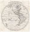 1782 Anonymous Map of the Western Hemisphere