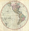 1799 Cary Map of the Western Hemisphere ( America & Polynesia )