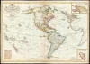 1795 Hérisson Map of North America and South America