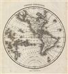 1828 Malte-Brun Map of the Western Hemisphere (North America, South America)