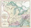 1805 Cary Map of the Great Lakes and Western Territory (Kentucy, Virginia, Ohio, etc..)