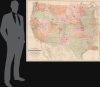 1867 Keeler Map of the Western United States (Minerals and Reservations)