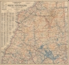 1903 Scarborough / National Publishing Map of the White Mountains, New Hampshire