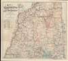 Map of the White Mountains and Central New Hampshire. - Main View Thumbnail