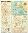 1919 Poole Klondike Gold Rush Map of the White Pass and Yukon Railroad (Alaska, Yukon Territory)