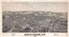 1887 Burleigh Bird's-Eye View of White Plains, New York