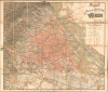 1897 Hartleben / Freytag Folding Map of Vienna, Austria