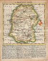 1749 Jefferys and Kitchin Map of Wiltshire (Salisbury / Stonehenge)