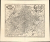 1595 Mercator Map of Wurttemberg, Germany, First Edition, First State