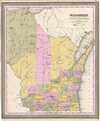 1849 Mitchell Map of Wisconsin