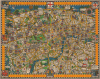 1924 Gill 'Wonderground' Pictorial Map of London