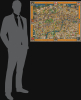 1924 Gill 'Wonderground' Pictorial Map of London