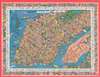 1953 Nils Hansell Pictorial Map of New York: The Wonders of New York