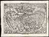 1520 Apianus Cordiform Map of the World